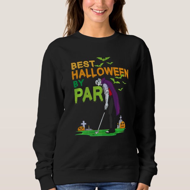 Sudadera Mejor Halloween por Par Vampire Golf   (Anverso)