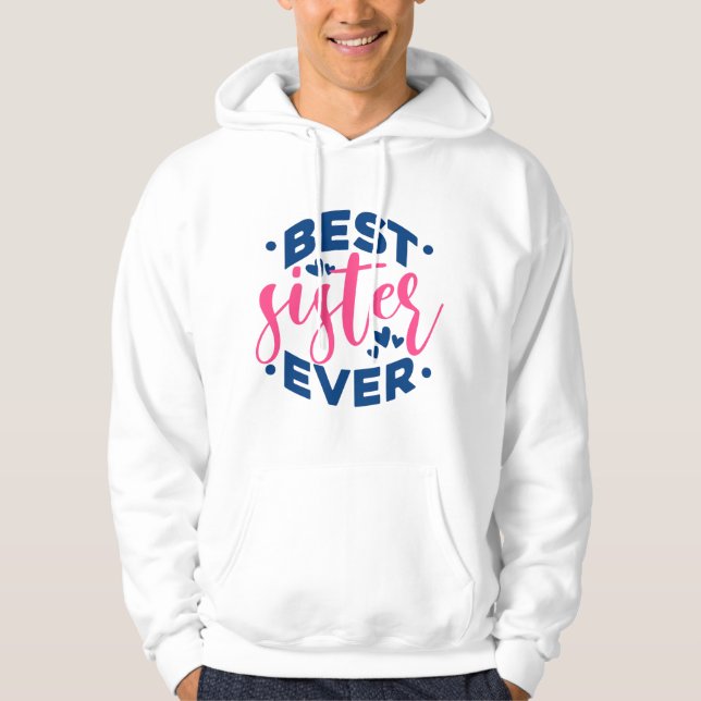 Sudadera Mejor Hermana de la Historia (Anverso)