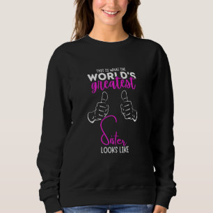 Sudadera Mejor Hermana Grande Que Voy A Ser Gran Hermana Pa