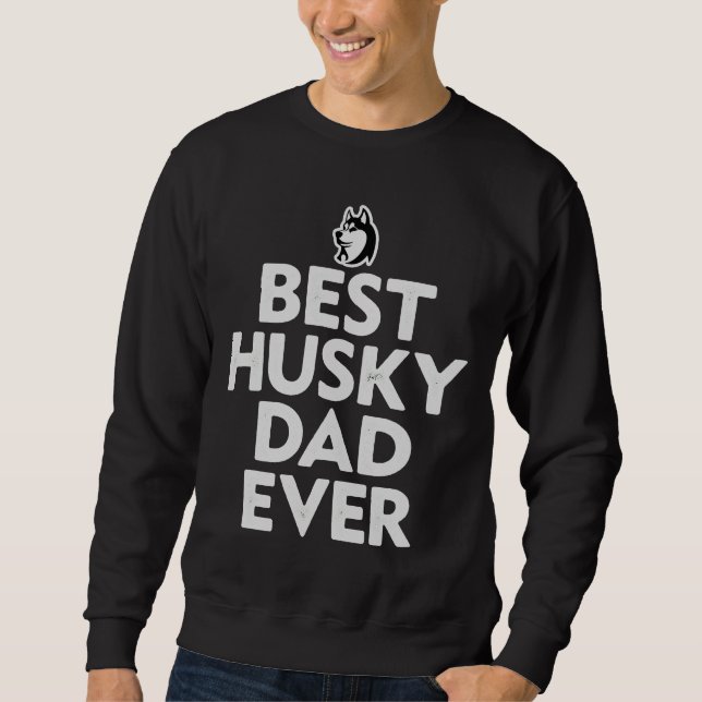Sudadera Mejor Husky Dad (Anverso)