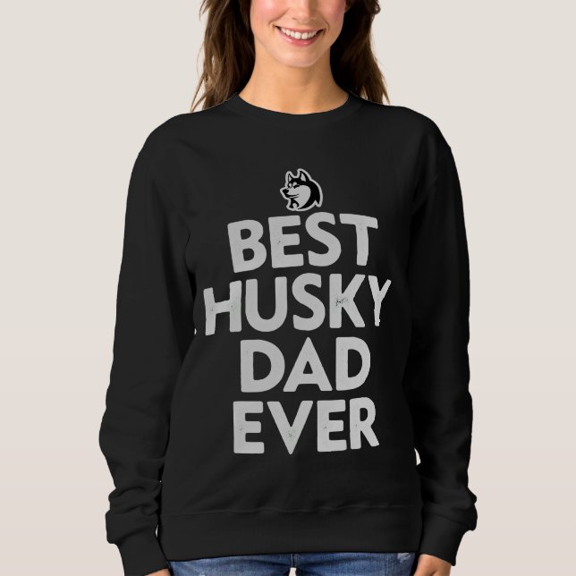 Sudadera Mejor Husky Dad (Anverso)