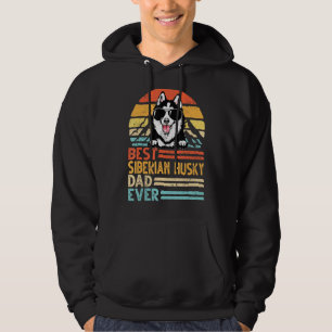 Sudadera Mejor Husky Siberiano Padre Jamás Padres Retro Vin
