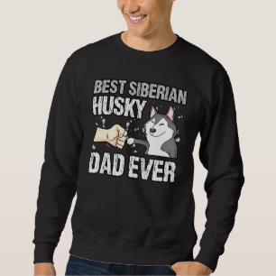 Sudadera Mejor Husky Siberiano Papá Padre Dueño De Perro