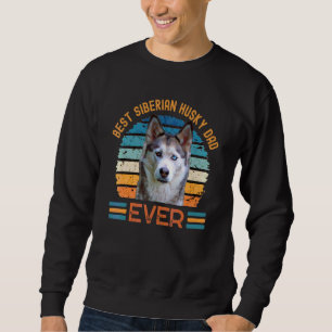 Sudadera Mejor Husky Siberiano Papá Perro Tee del Día del P