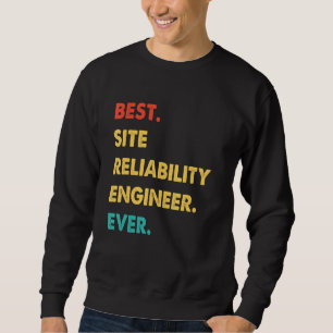 Sudadera Mejor Ingeniero de Fiabilidad del Sitio