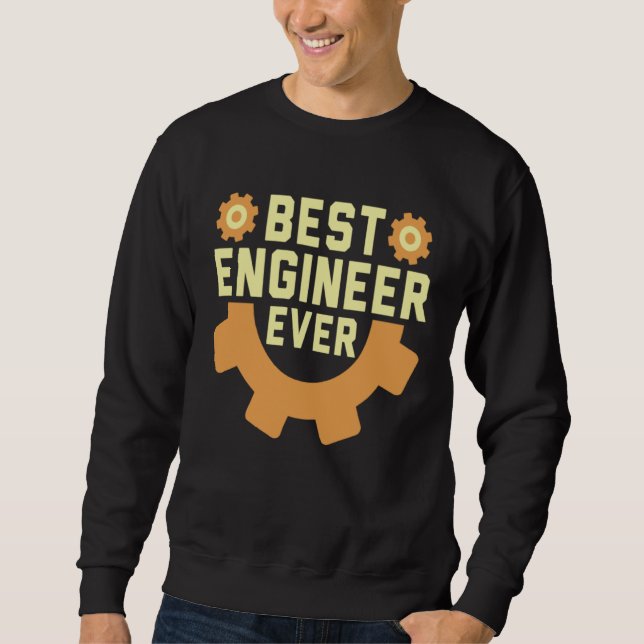 Sudadera Mejor Ingeniero de Minas (Anverso)