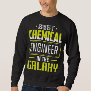 Sudadera Mejor Ingeniero Químico En Ingeniería De Galaxia A