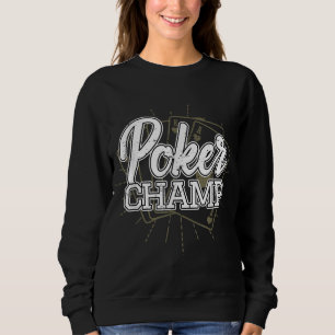 Sudadera Mejor juego de cartas de póker del jugador