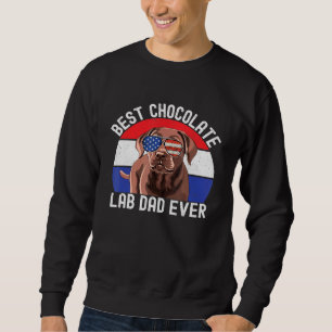 Sudadera Mejor Laboratorio de Chocolate Papá Nunca Vintage 