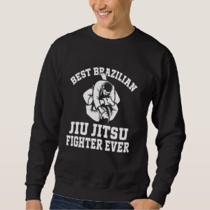 Sudadera Mejor luchador brasileño contra Jiu Jitsu