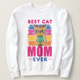 Sudadera Mejor Madre De Gato