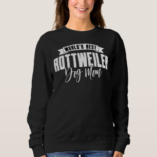 Sudadera Mejor madre de perro de Rottweiler