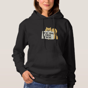 Sudadera Mejor Madre De Perro Que Shiba Inu Perro Tee Por P