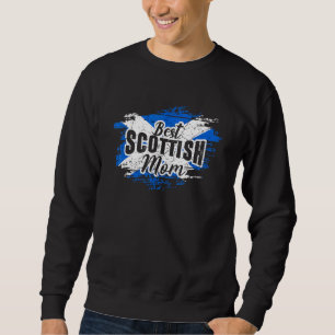 Sudadera Mejor Madre Escocesa Familia Escocia Madre Escocia