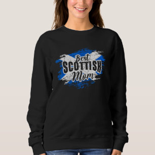 Sudadera Mejor Madre Escocesa Familia Escocia Madre Escocia