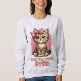 Sudadera Mejor Madre Gata, Divertida Madre Gata Tabby