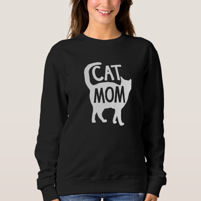 Sudadera Mejor Madre Gata Madre Mujeres Kitty Girlfriend Ki (Anverso)