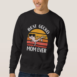 Sudadera Mejor Madre Gecko Mascota Reptile Lizard Leopard G