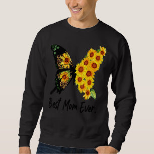 Sudadera Mejor Madre Que Nunca Mariposa Y Girasol Para Muje