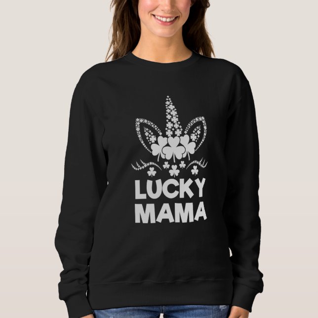 Sudadera Mejor Madre Que Nunca Suerte Que Mamá St Patrick S (Anverso)