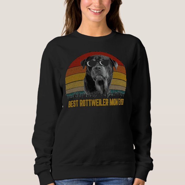 Sudadera Mejor Madre Rottweiler 11 (Anverso)