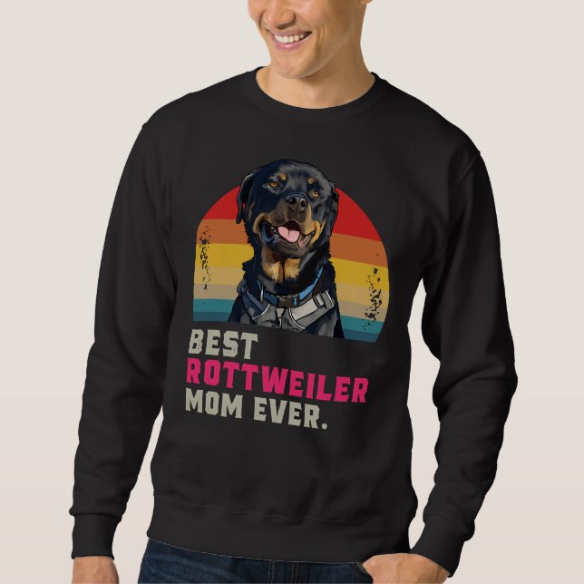Sudadera Mejor Madre Rottweiler 13 (Anverso)