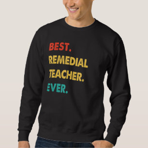 Sudadera Mejor Maestro Remedio Retro De La Historia