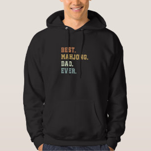 Sudadera Mejor Mahjong Dad siempre Día del Padre Funny Mahj