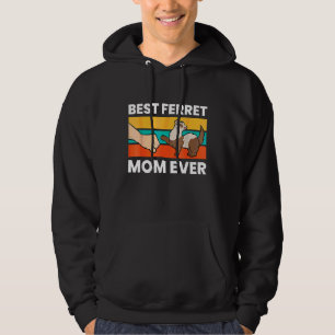 Sudadera Mejor Mamá de Hurón de Todos los Tiempos Ama Hurón