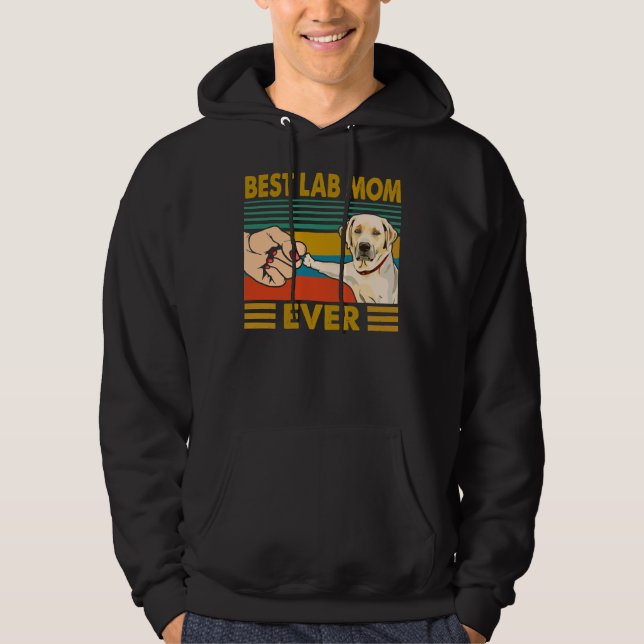 Sudadera Mejor Mamá De Laboratorio Jamás Labrador Perro Lab (Anverso)