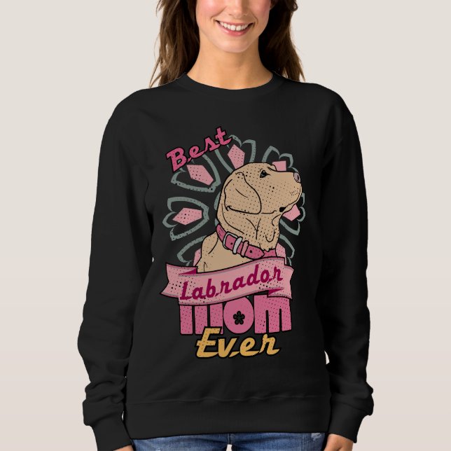 Sudadera Mejor Mamá De Labrador Que Haya Sido Escocia (Anverso)