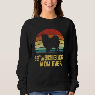 Sudadera Mejor Mamá de Perro Esquimal Americano Vintage Jam