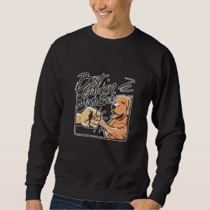 Sudadera Mejor mamá del amor del perro de la recuperación