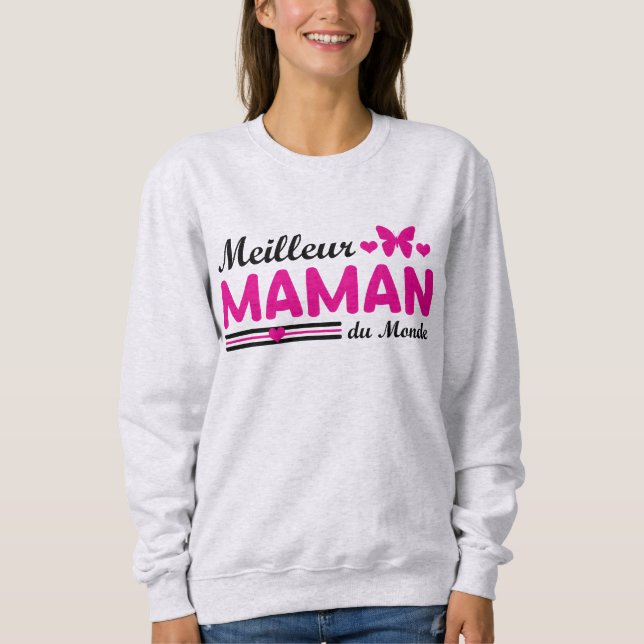Sudadera Mejor Mamá del Mundo (Anverso)