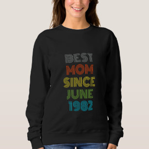 Sudadera Mejor Mamá Desde Junio De 1982 Guay Present