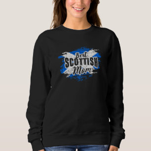Sudadera Mejor Mamá Escocesa Escocia Madre Familia Escocia