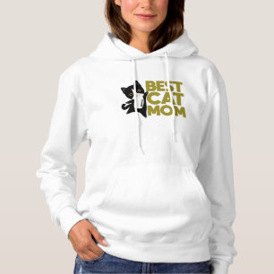 Sudadera Mejor Mamá Gata del Mundo - Gatos Animales Dulces