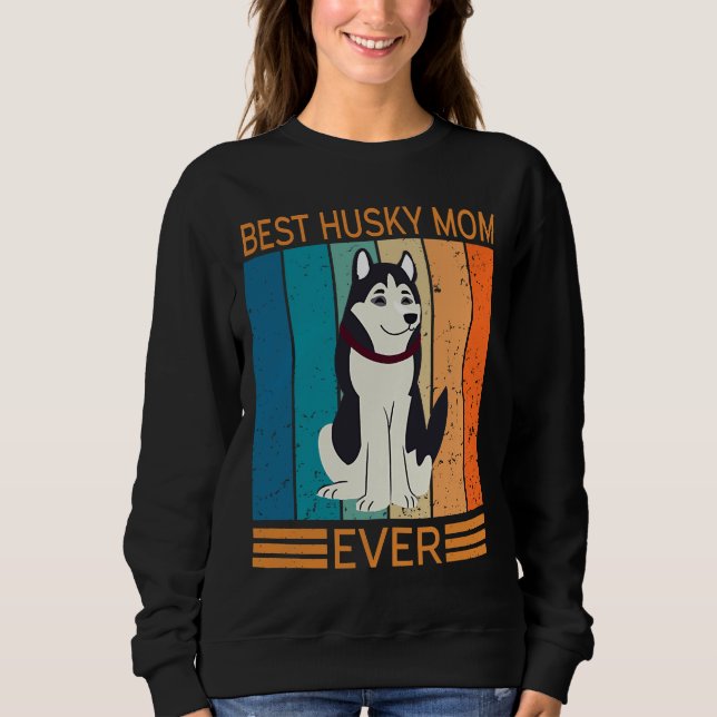 Sudadera Mejor Mamá Husky Nunca 5 (Anverso)