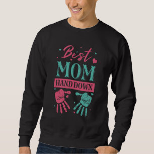 Sudadera Mejor Mamá Manada Abajo