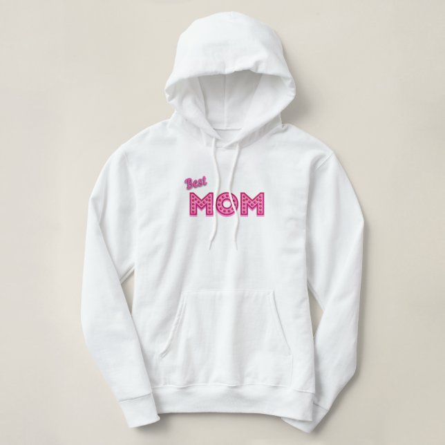 Sudadera Mejor mamá, mejor mamá que te amo mamá. (Diseño del anverso)