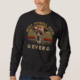 Sudadera Mejor Mamá Pitbull Jamás Perro Lover Mamá Funny Vi