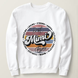 Sudadera Mejor Mimi, Mejor Mimi Retro, Regalos Mimi