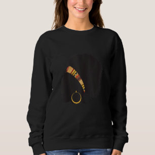 Sudadera Mejor mujer afroamericana de tela de pelo natural 