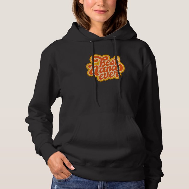 Sudadera Mejor Nana del Mundo (Anverso)