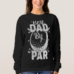 Sudadera Mejor Padre Con Estilo Retro Par Golf Dad Golfer F