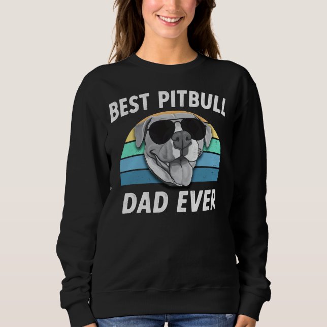 Sudadera Mejor padre de Pitbull (Anverso)