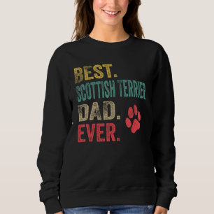 Sudadera Mejor padre escocés de terror nunca padre vintage
