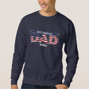 Sudadera Mejor Padre Estadounidense de Todos los Tiempos