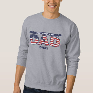 Sudadera Mejor Padre Estadounidense de Todos los Tiempos