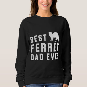 Sudadera Mejor Padre Ferret Mascota Weasel White
